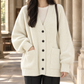 Oversized Ribbed Cardigan