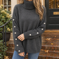 Relaxed Roll Neck Jumper in Soft Knit