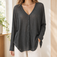 Cotton-Blend Draped Cardigan