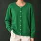 Smooth Soft Knit Round Neck Cardigan
