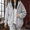 Soft Knit Finish Oversized Hoodie