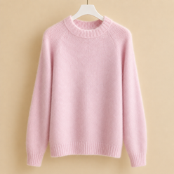 Brushed Soft Knit Jumper, Hazy Surface