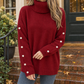 Relaxed Roll Neck Jumper in Soft Knit