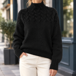Relaxed Cable Knit Jumper