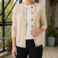 Buttoned Soft Knit Cardigan