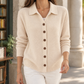 Collared Soft Knit Cardigan