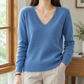 Easy Relaxed V-Neck Knit Jumper
