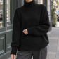Relaxed Roll Neck Jumper with Generous Sleeves