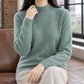 Smooth Silky Knit Mock Neck Jumper