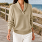 Fine Knit Shawl Collar Jumper, Softly Draped
