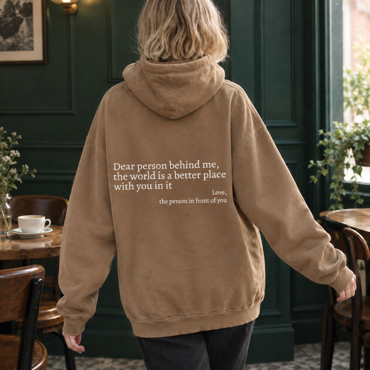 Message Back Hoodie