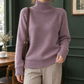 Ribbed Roll Neck Jumper with Tall Collar