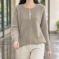 Cardigan with Curved Patch Pockets