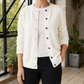 Buttoned Soft Knit Cardigan