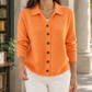 Collared Soft Knit Cardigan