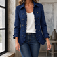Embroidered Jacket Polyester Floral Appliqué with Ruffled Edges