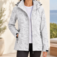 Rain Jacket Waterproof Polyester Insulated with Drawcord Hood