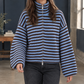 Wool-Blend Ribbed Jumper