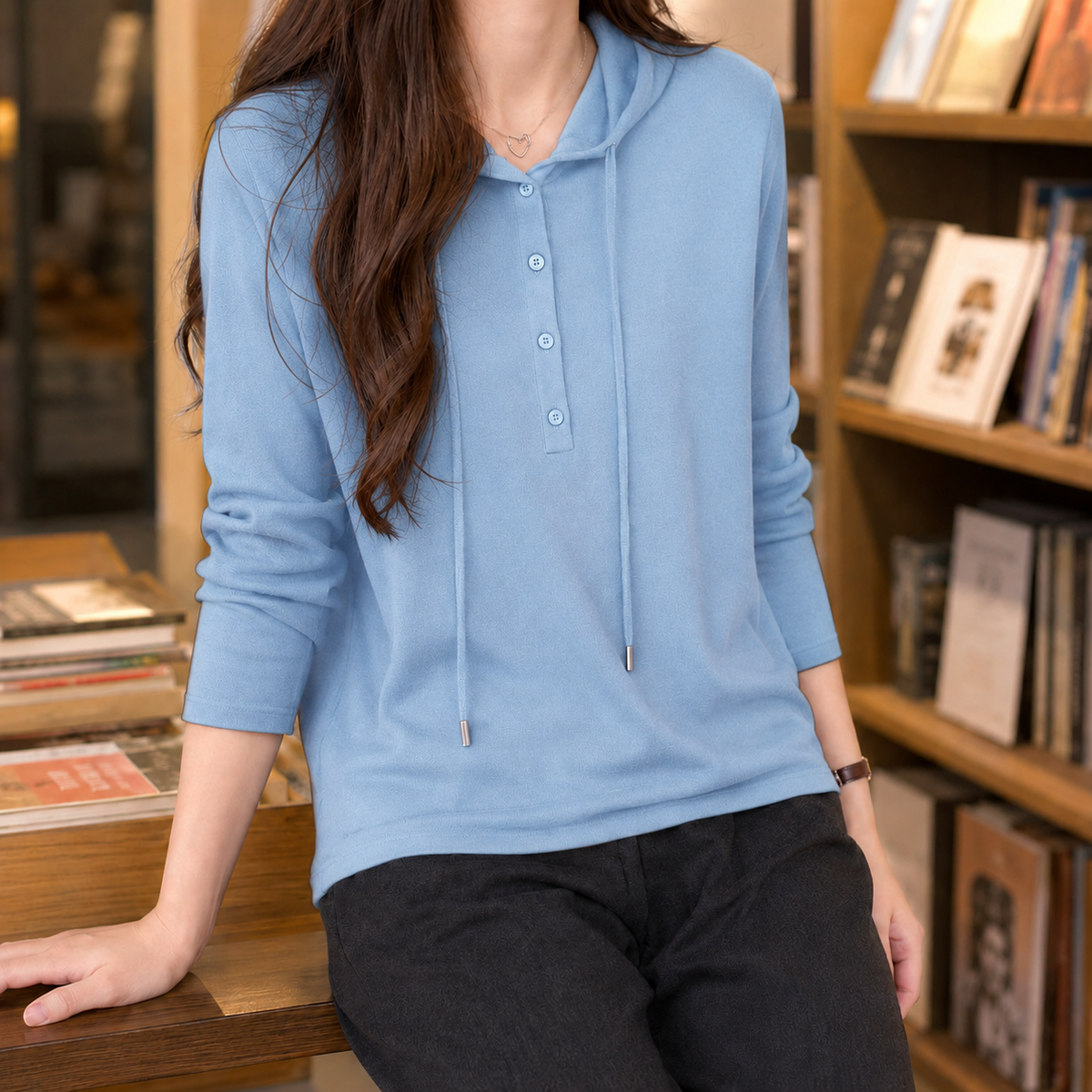 Merino Knit Hoodie