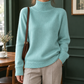 Ribbed Roll Neck Jumper with Tall Collar