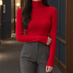 Fine Rib Polished Jumper