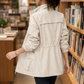 Jacket Polyester Utility with Stand Collar, Full Zip and Drawstring