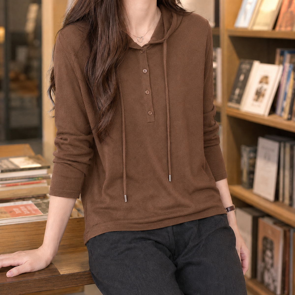 Merino Knit Hoodie