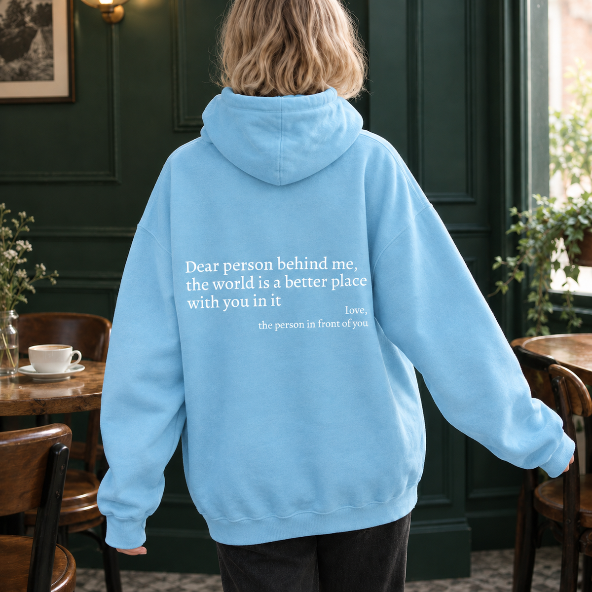 Message Back Hoodie