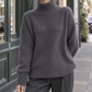 Relaxed Roll Neck Jumper with Generous Sleeves