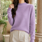 Soft Knit-Blend Mock Neck Jumper