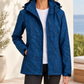 Rain Jacket Waterproof Polyester Insulated with Drawcord Hood