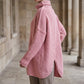 Cashmere-Feel Stacked Collar Jumper