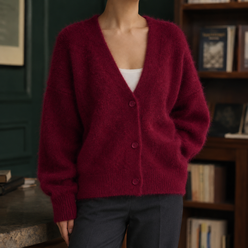 Plush Fuzzy Knit Cardigan