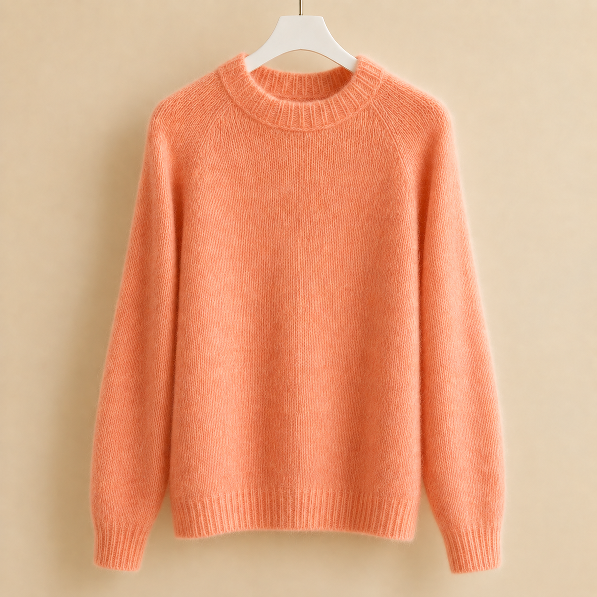 Brushed Soft Knit Jumper, Hazy Surface