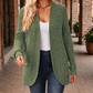 Deep Ribbed Cardigan with Relaxed Shape