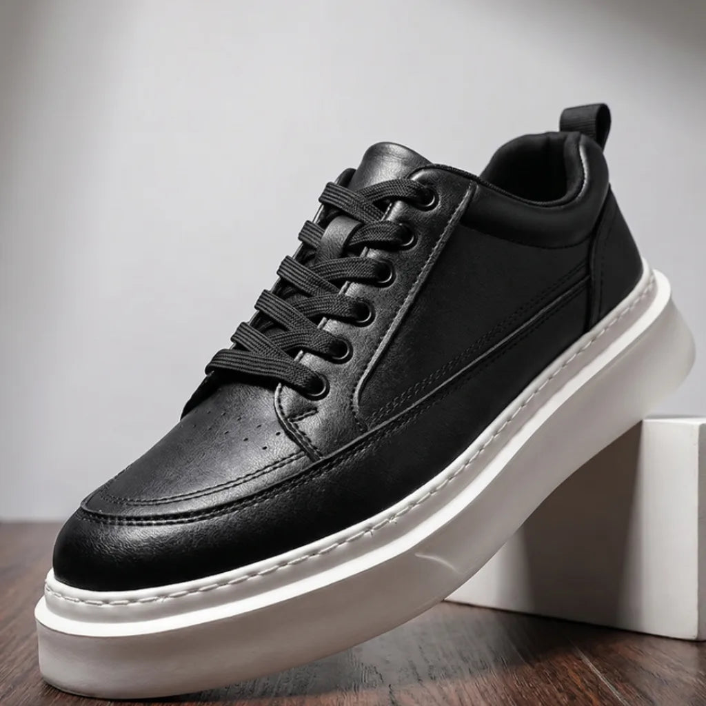 Lewis Men's Split Leather Low-Top Sneakers