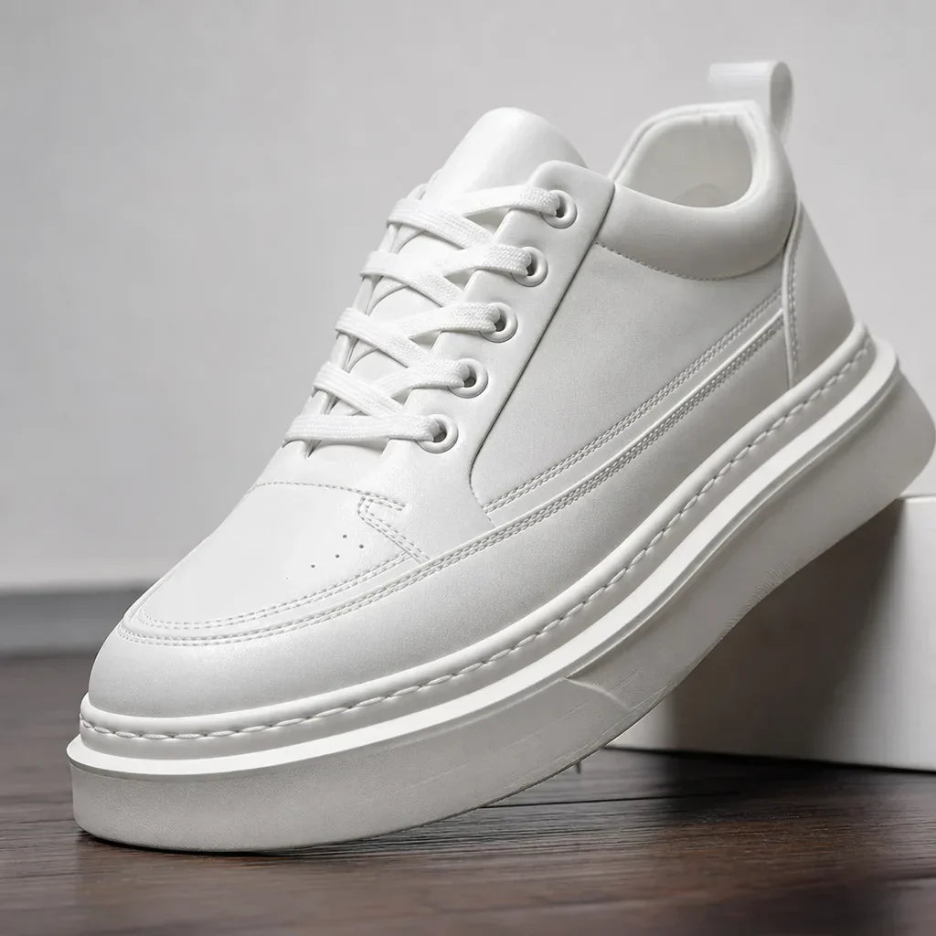 Lewis Men's Split Leather Low-Top Sneakers