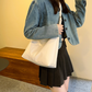Hobo Bag Faux Leather with Adjustable Strap and Magnetic Closure