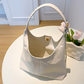 Hobo Bag Faux Leather with Adjustable Strap and Magnetic Closure