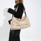 Tote Bag Faux Leather with Magnetic Flap, Zip and Side Pockets