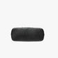 Hobo Bag Faux Leather with Metallic Rivets and Wide Strap