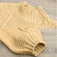 Chunky Cable Knit Mock Neck Jumper