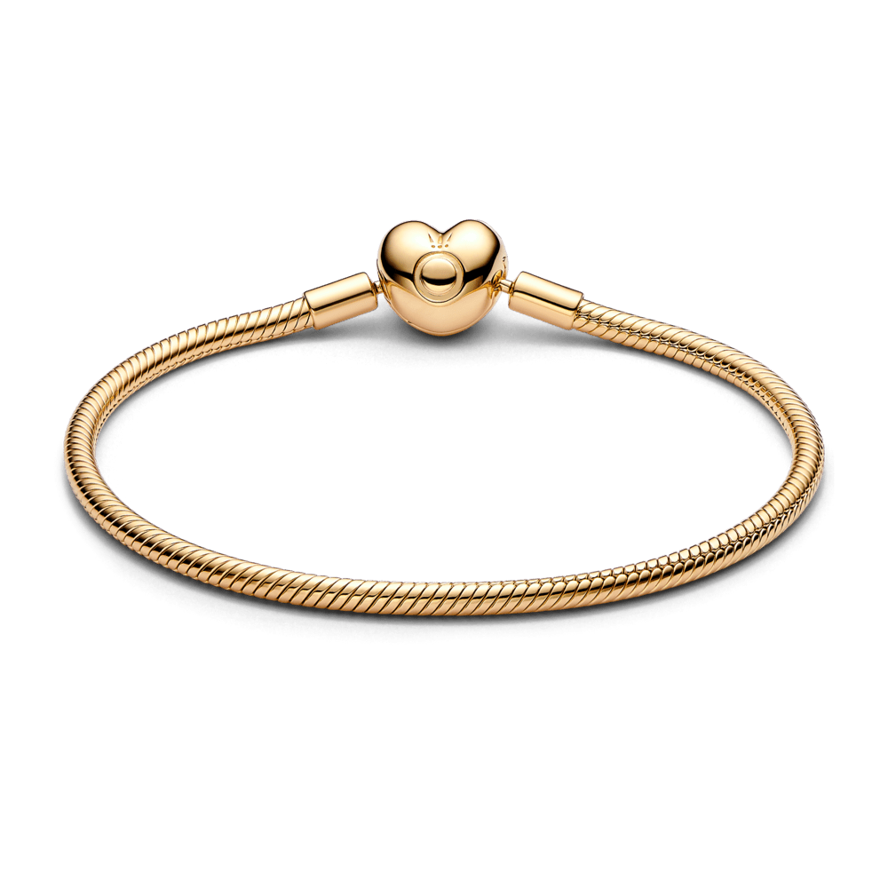 Pandora Heart Clasp Snake Chain Bracelet