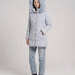 Fitted Mid-Length Parka with Faux Fur Hood