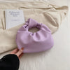 Top Handle Bag Faux Leather with Knotted Handle