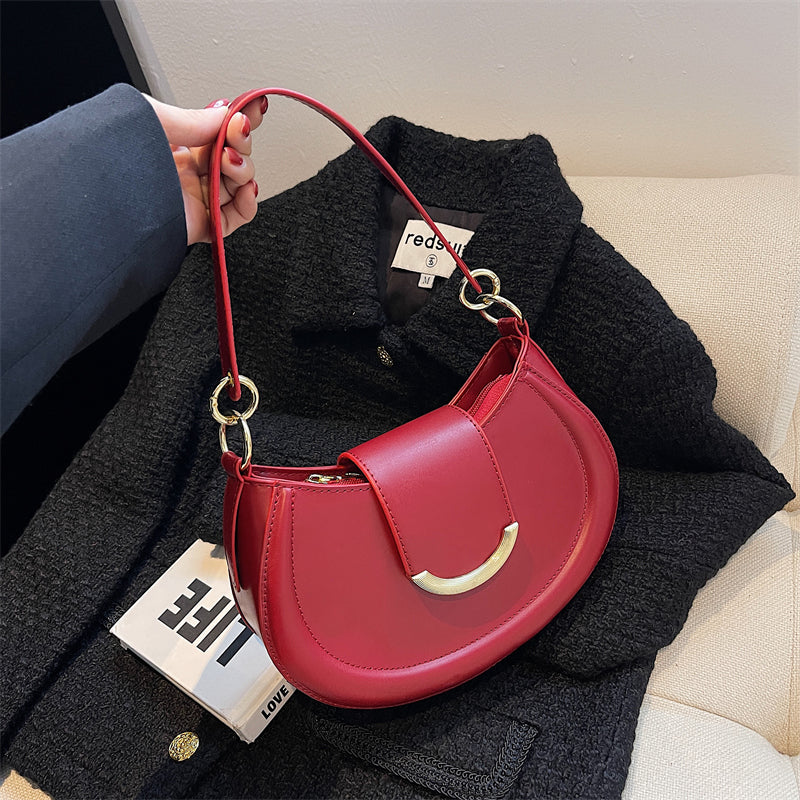 Crossbody Bag Faux Leather with Top Handle and Removable Strap