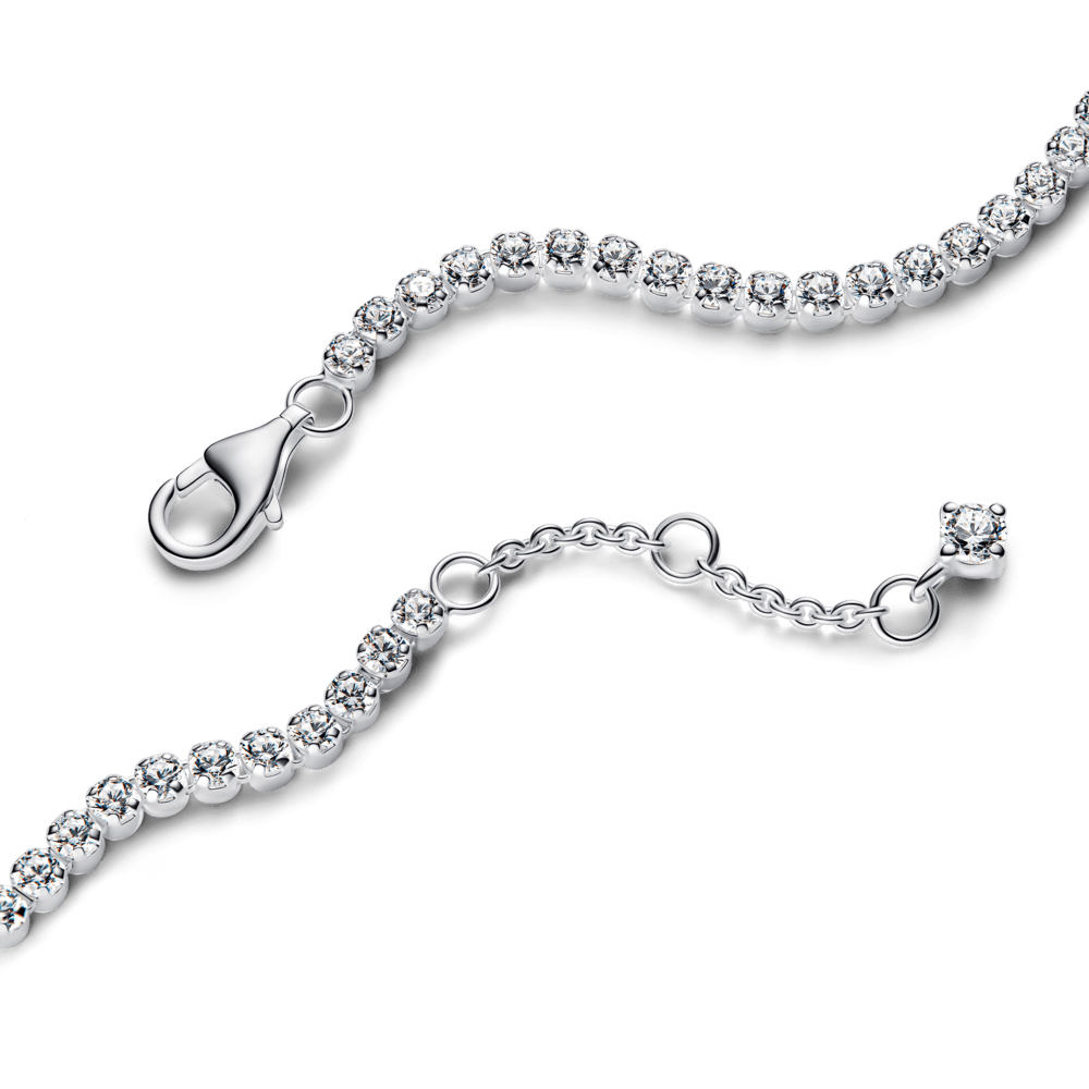 Pandora Sparkling Tennis Bracelet - Silver