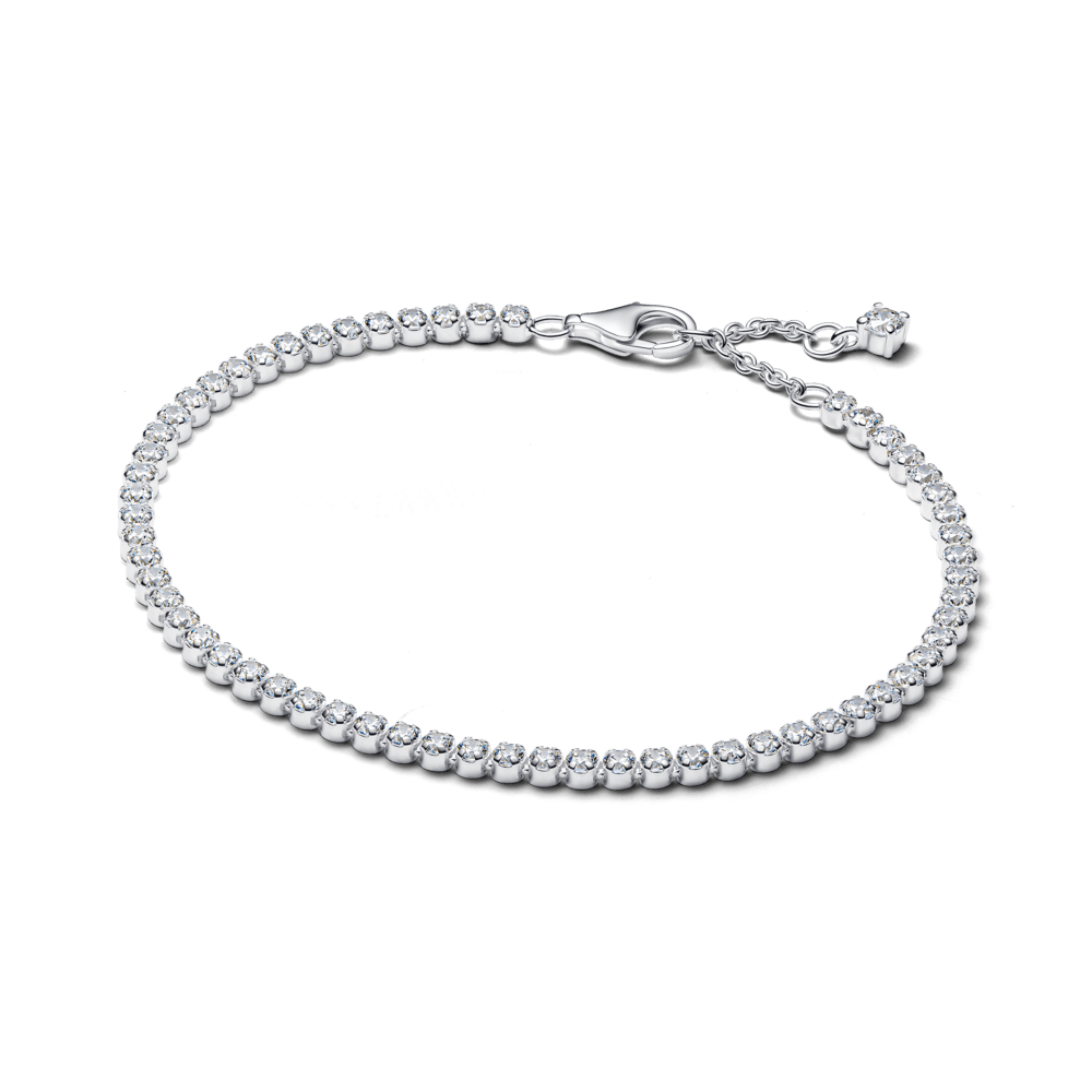Pandora Sparkling Tennis Bracelet - Silver