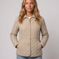 Quilted Jacket with Shirt Collar