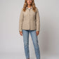Quilted Jacket with Shirt Collar